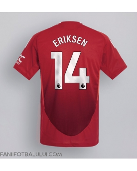 Manchester United Christian Eriksen #14 Tricou Fotbal Replică 2024-25 Barbati Acasa
